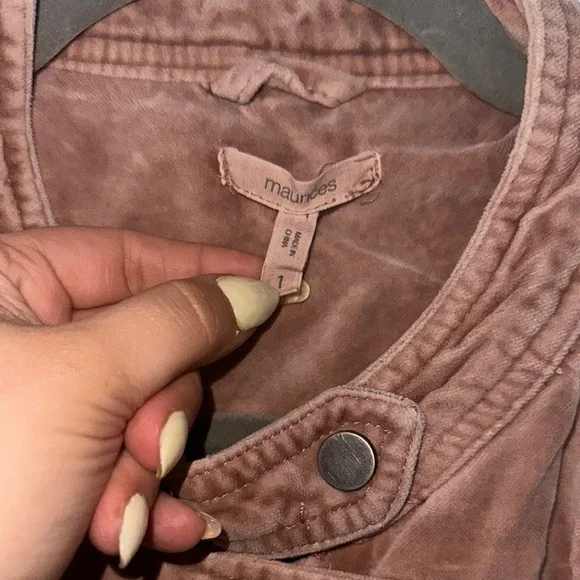 NWOT Maurices Dusty Rose Jacket - Picture 2 of 5